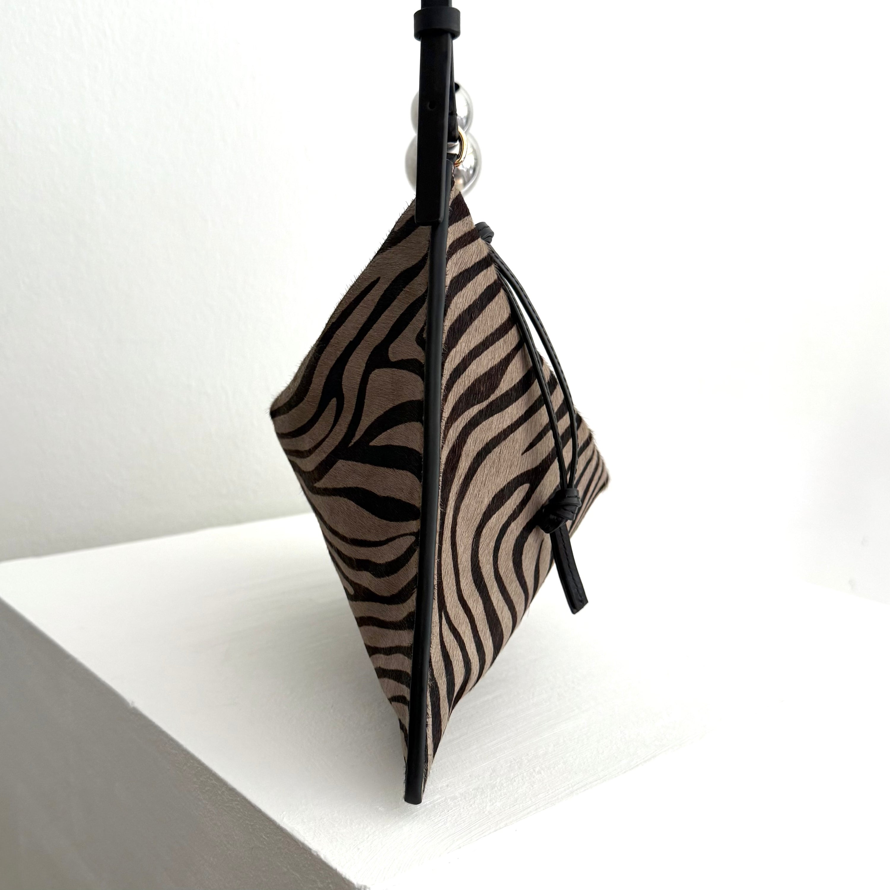 Babalon Rectangle Zebra Shoulder Bag