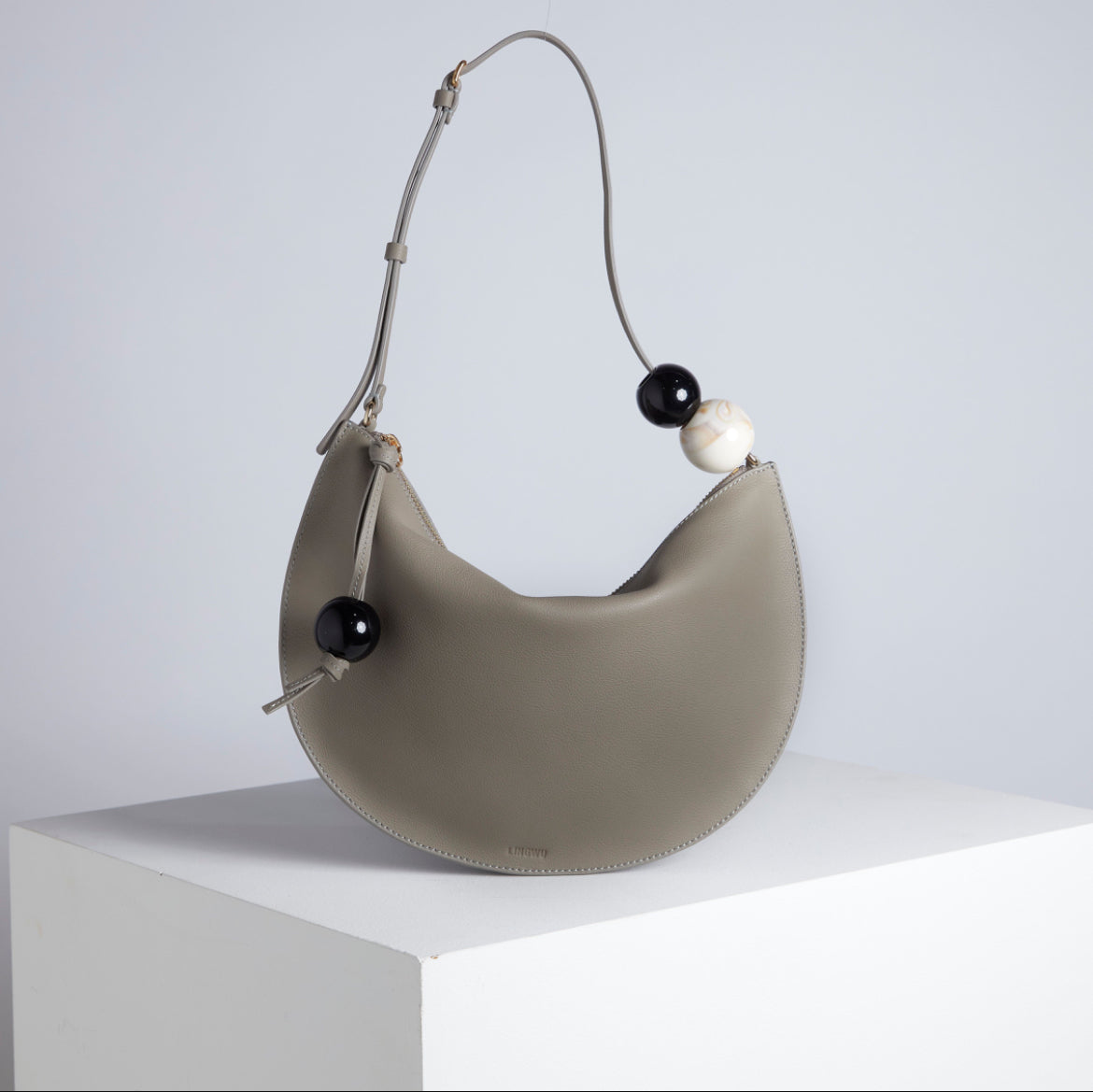 Babalon Moon Taupe Shoulder Bag