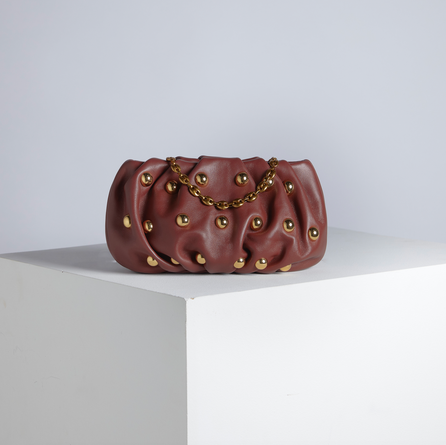 Bubble 8 Chocolate Clutch