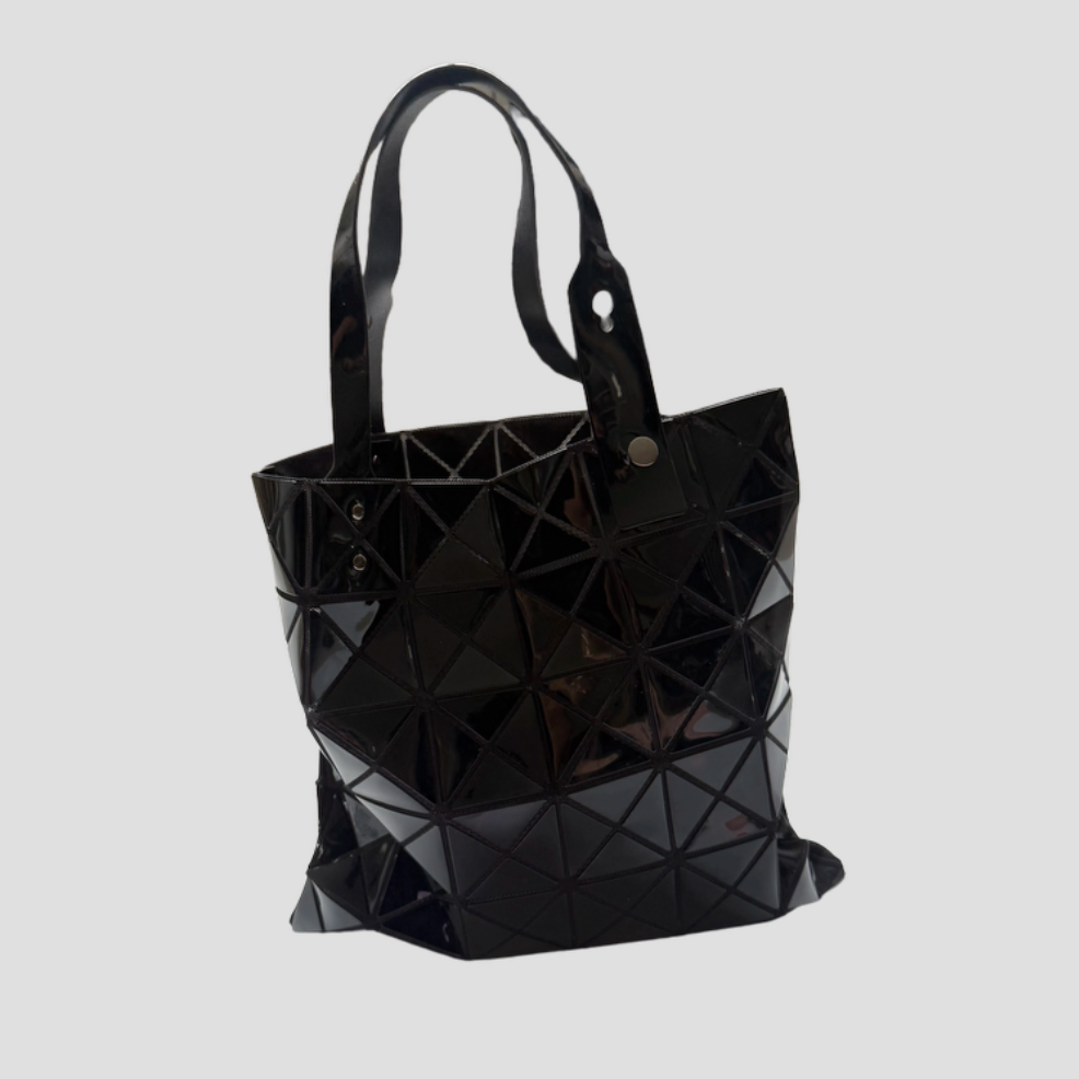 Geometric Black Tote Bag inspired by the Bao Bao